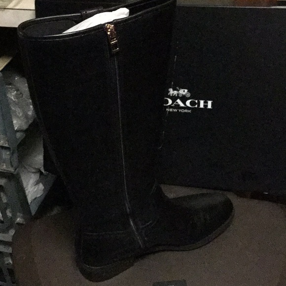 Coach Easton tall boots - Picture 1 of 4